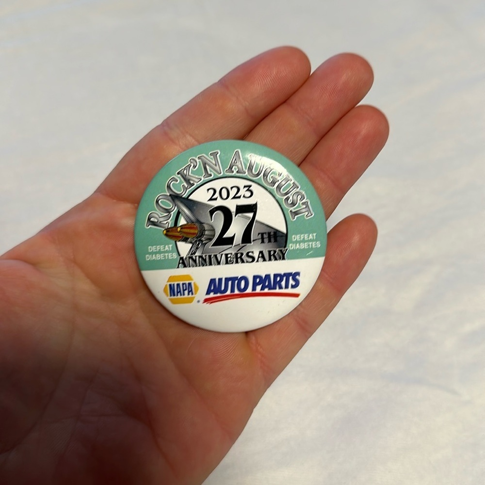 Rock’n August Pin